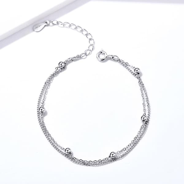 Pulsera Doble CELEBRITY Plata S925
