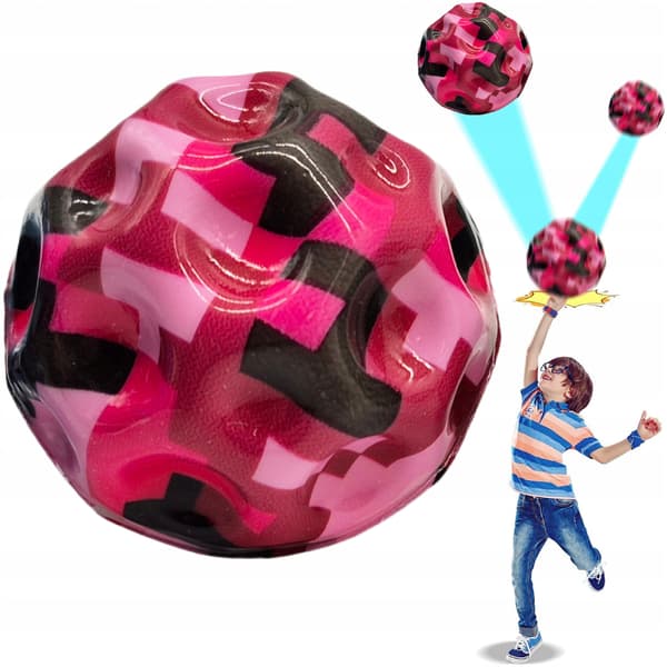 GALAKTISK BOLL hoppande METEOR rymd PIXELBOLL boll 4 BITAR