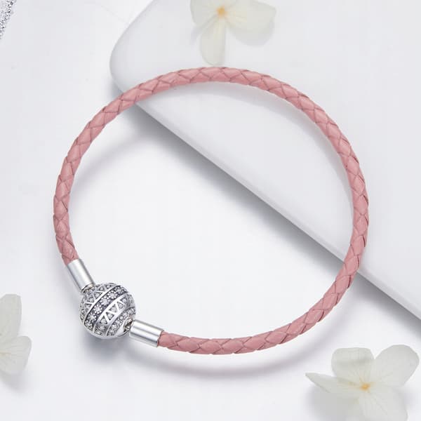 Modular armbånd til Pandora læder S925 19cm