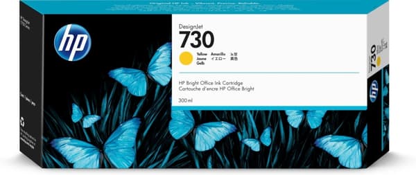 HP 730 (P2V70A) bläckpatron, gul