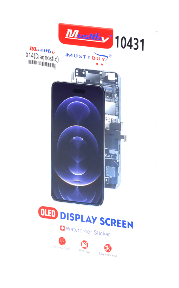 Skærm LCD Blød OLED Programmérbar som original til Apple iPhone 14