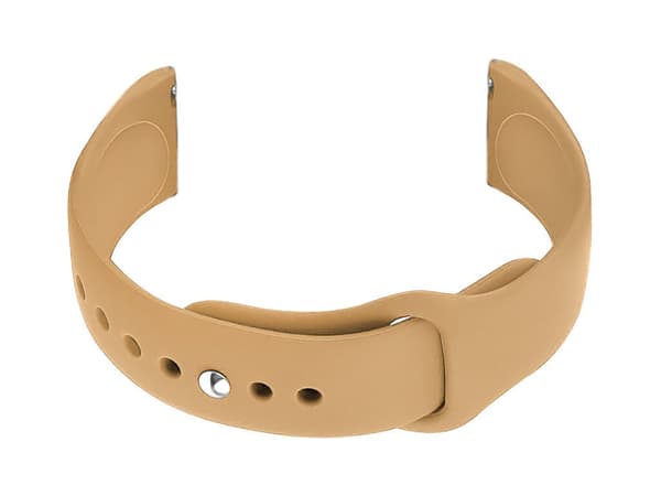 Gummirem til U21 22mm ur - brun