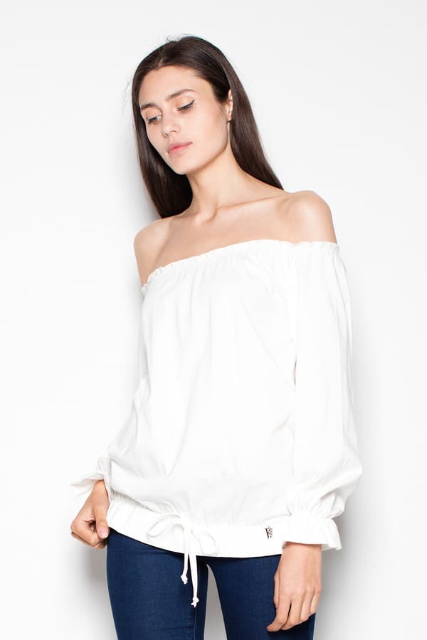 VT012 bluse ecru str. M