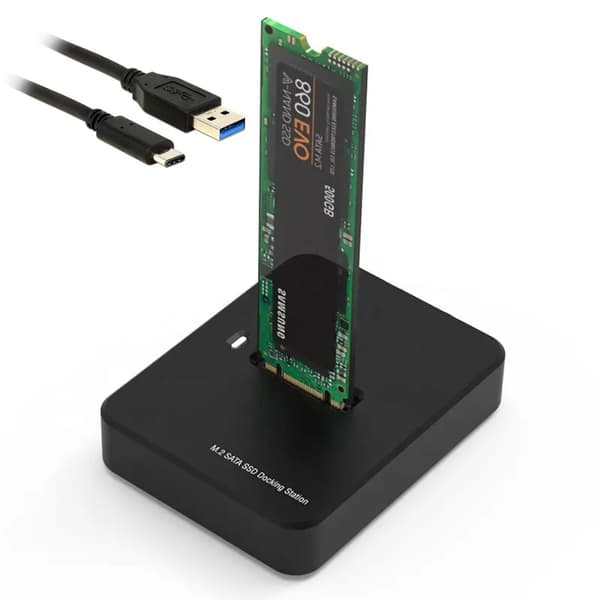 M.2 SATA SSD-adapter dockingstation