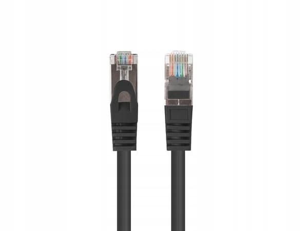 Patchcord Lanberg FTP cat.6 3m musta 10-pakkaus