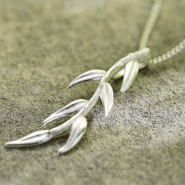 Collar de cadena de plata TWIG Plata S925