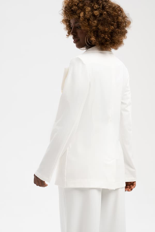 Endorfina Plus Size Damjacka Ecru 50