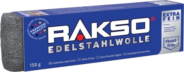Rustfri ståluld, granulat 3 150g RAKSO