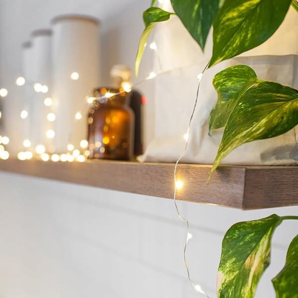 Lights4fun 100er LED varmvit lampset