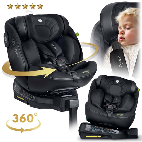 Nukido Aero Line Sort Autostol 0-36 kg ISOFIX
