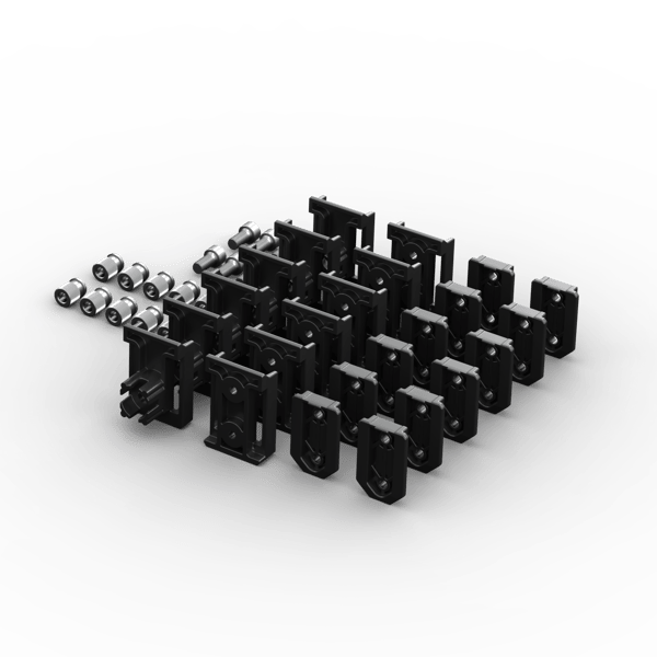 QBRICK CUSTOM SÆT 2 Sæt med adaptere til sorte bokse i arrangøren