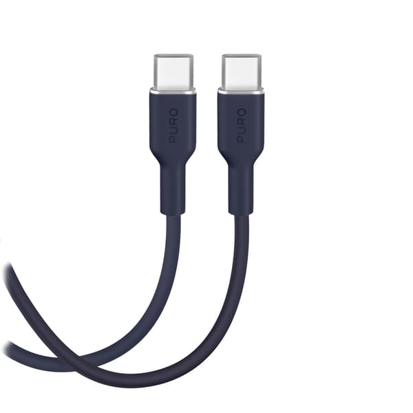 ICON USB-C 60W 1,5m flexibel kabel - marinblå