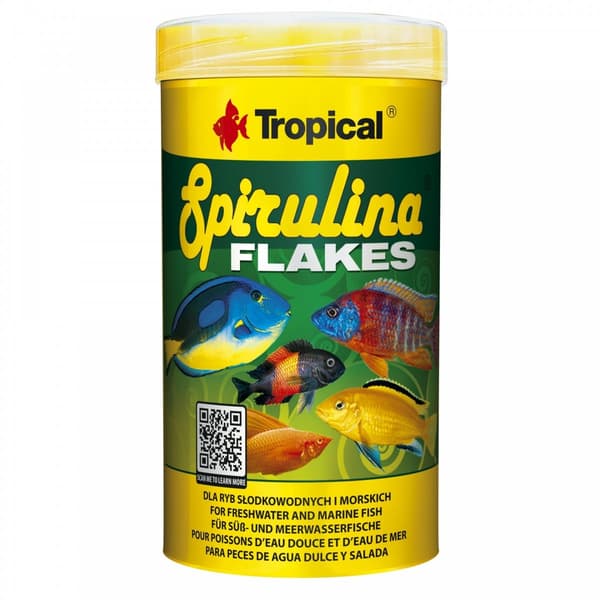 Tropiska spirulinaflingor 100ml/20g