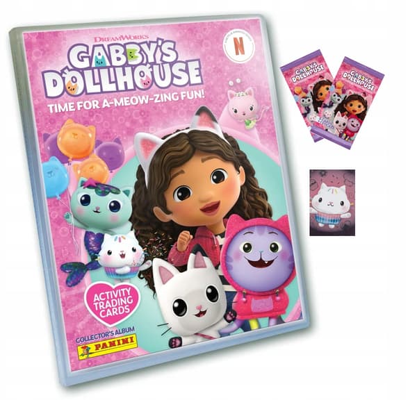 PANINI Gabby's Dockhus Startset med 15 Samlarkort