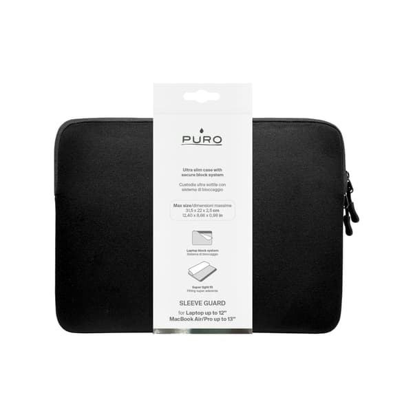 Slim Guard 13" laptop-etui - sort