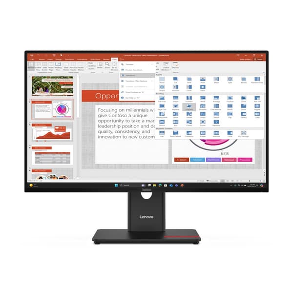 Lenovo ThinkVision T27-40 27 tommer IPS FHD mat 4 ms 300 nit
