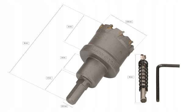 Widia hulsav 40mm til metal, dr.