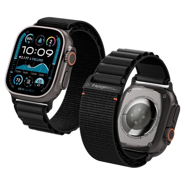 Apple Watch Rem 44 / 45 / 46 / 49 mm - Sort