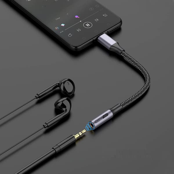 MOSWAG USB C till 3,5 mm-adapter
