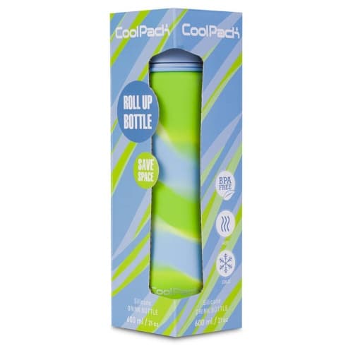 COOLPACK Silikone vandflaske Pumpe 600 ml Piger Blå