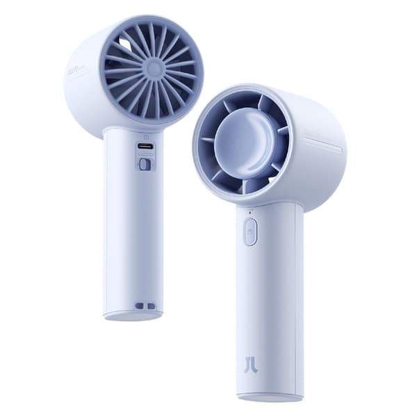 Mini bærbar ventilator 4000mAh USB-C - blå