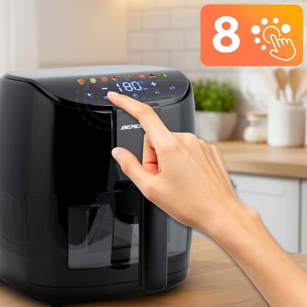 Airfryer 4l Berdsen 1500W BD-658 sort