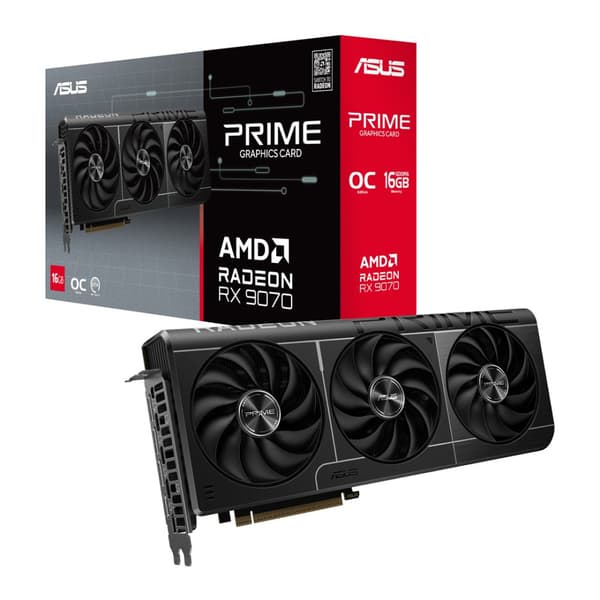 ASUS PRIME RX9070 O16G grafikkort