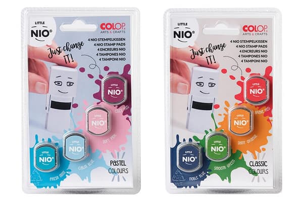 LITTLE NIO pastelfarvede puder