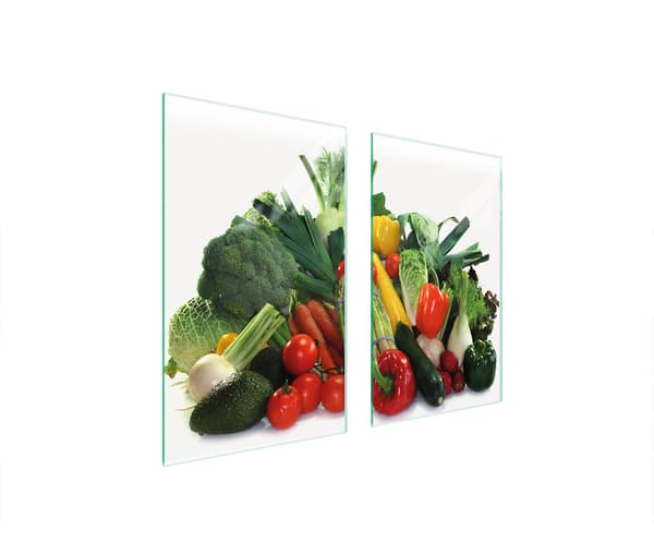 GLASSKYDDSPLATTA FÖR SPIS 75x52 GRÖNSAKER