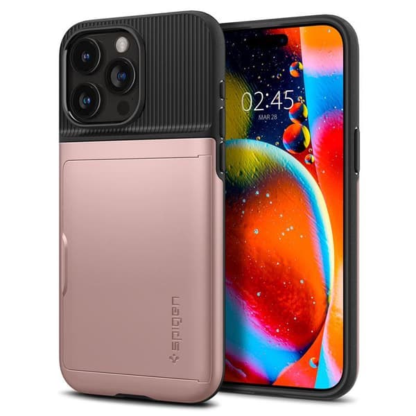 iPhone 15 Pro Max Slim Armor CS-cover - lyserød