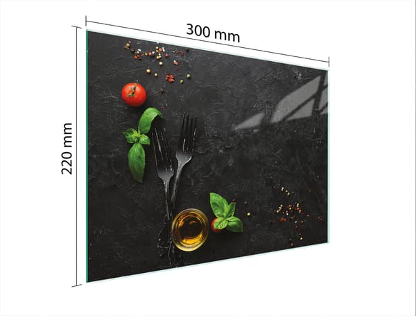 SKÄRBRÄDA I GLAS 30x22 SKIFFE