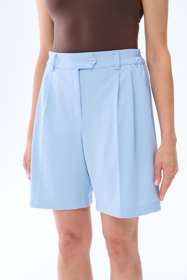 Dame Rafii Bermudashorts Lyseblå 44