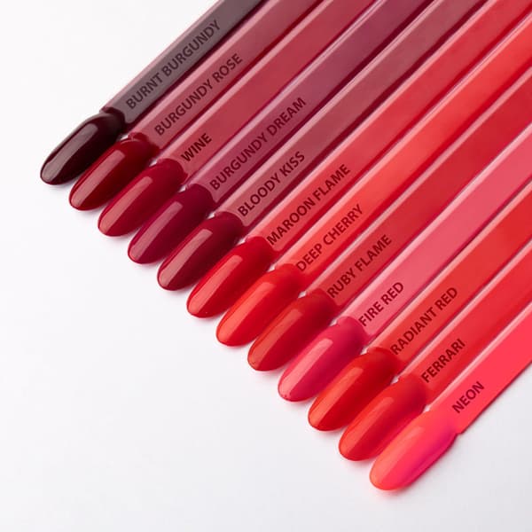 LED/UV Gellack Reds Ruby Flame AlleLac HEMA/Di-HEMA-fri 6g