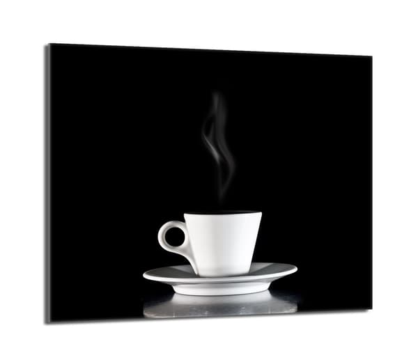 Glasskydd för spishäll 60x52 Kaffe