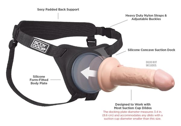 Body Dock Elite Mukavat Strap-On Valjaat Pipedreamilta