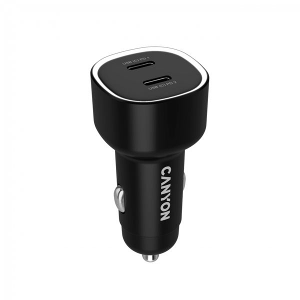 CANYON OnDrive 60 PD 60W Biloplader 2xUSB-C Sort