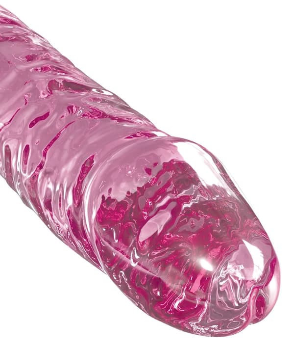 Icicles Realistisk Glasdildo med Stativ