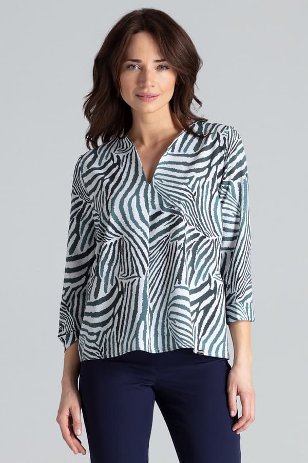 Blus L035 Mönster 105 XL