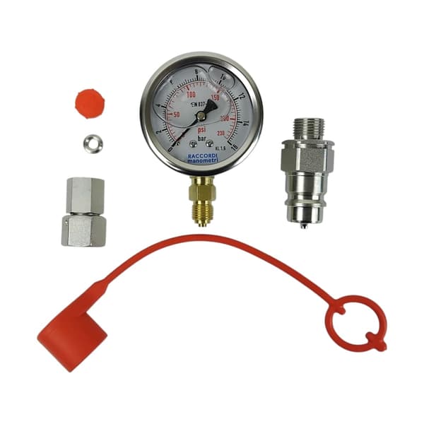 Mätsats, manometer 0-16 bar, snabbkoppling