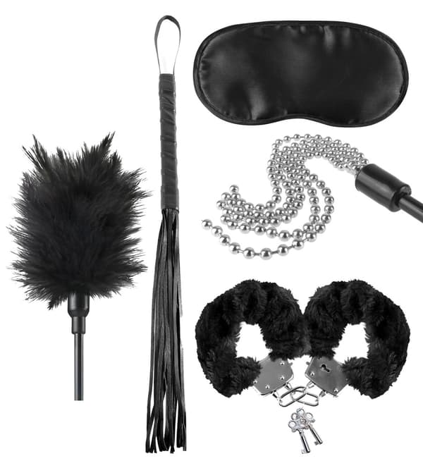 Fetish 5-delt BDSM Legesæt Sort