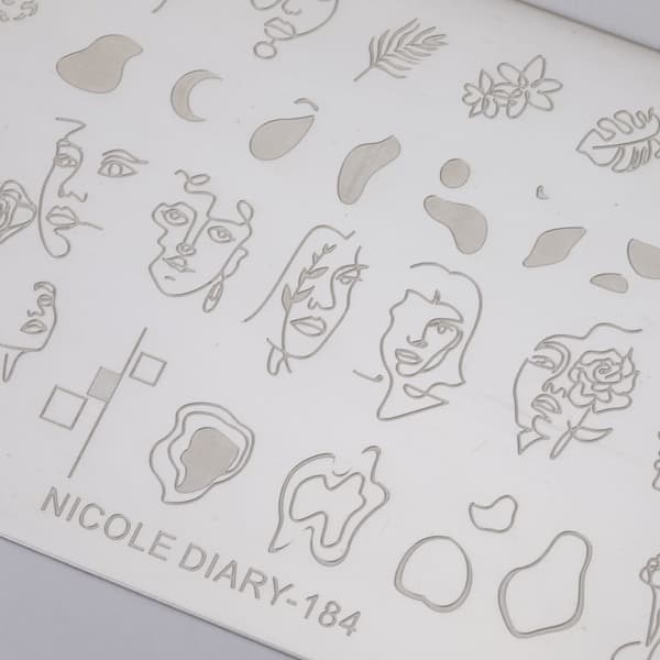 Nicole Diary Mønster Stempelplade Nr. 184