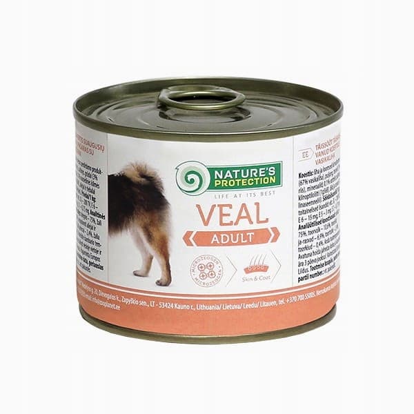 Nature's Protection Hundefoder til voksne hunde 9x200g