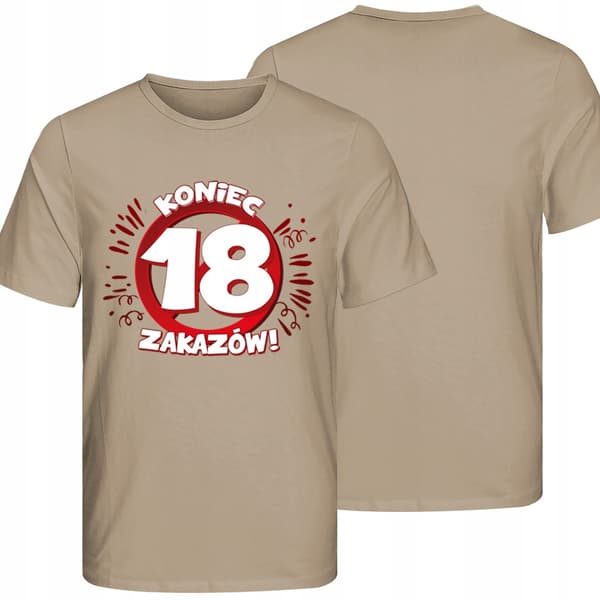 18-årsdags t-shirt present 18-årsdagspresent