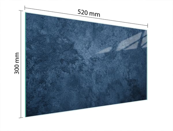 SKÄRBRÄDA I GLAS 52x30 SKIFFE