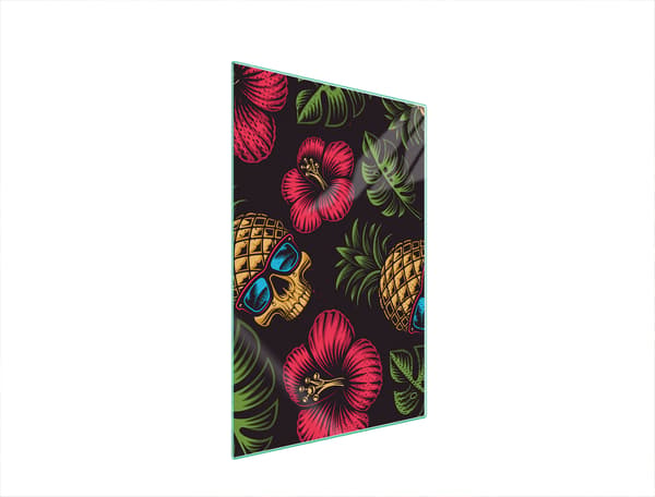GLASSKÆREBRÆT 35x52 ANANAS