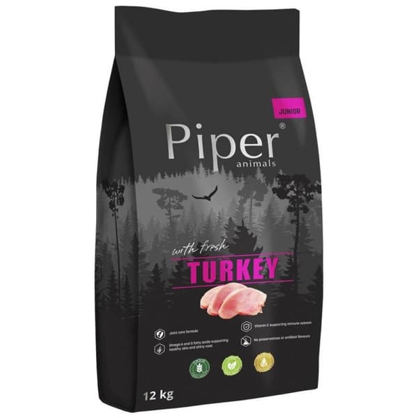 DOLINA NOTECI Piper Junior med kalkun Tørfoder til hunde 12 kg