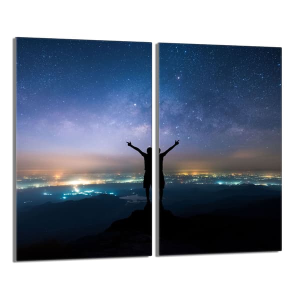 Glasbeskyttelsesplade til komfur 2x30x52 Stjerner