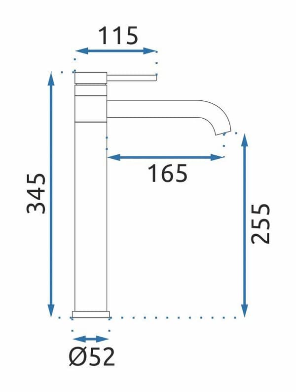 LUNGIS KROMAD HÖG BADKARRAN SKU REA-B6100