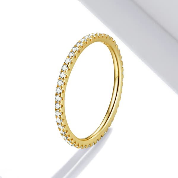 Guldring Silver 925 Ringstorlek 21