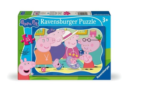 2D-pussel för barn: Peppas lillasyster 35 bitar